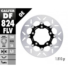 Brake Rotor Floating Round GALFER SYSTEMS /17104226/