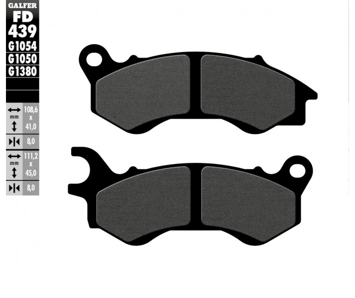 Pastillas de freno semimetálicas GALFER SYSTEMS /17200668/