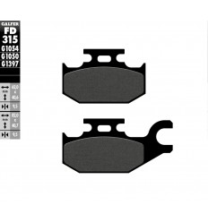 Pastillas de freno orgánica GALFER SYSTEMS /17200671/