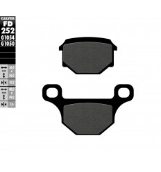 Pastillas de freno orgánica GALFER SYSTEMS /17200679/