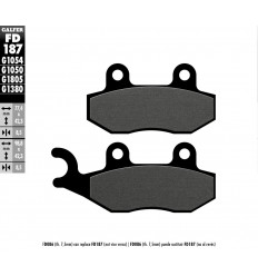 Pastillas de freno orgánica GALFER SYSTEMS /17200691/