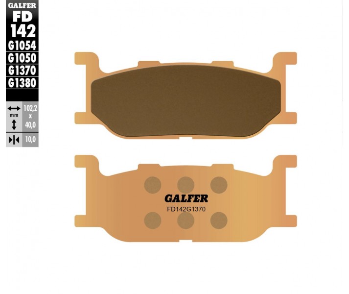 Pastillas de freno sinterizadas HH GALFER SYSTEMS /17212365/