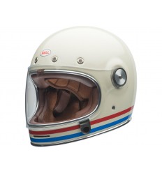 Casco Bell Bullitt Stripes Blanco Rojo Azul |800002930268|