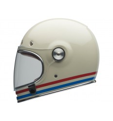 Casco Bell Bullitt Stripes Blanco Rojo Azul |800002930268|