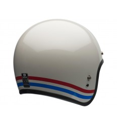 Casco Bell Custom 5X Stripes Blanco Perla |800002920268|