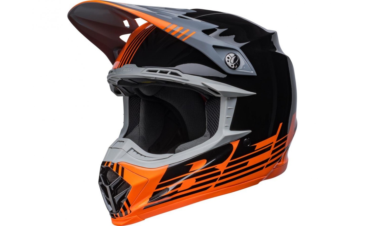 Casco motocross Bell Moto-9 Mips Louver negro rojo