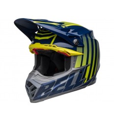 Casco Bell Moto-9S Flex Sprint Azul Amarillo |800002571568|