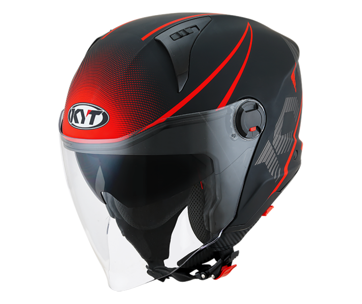 Casco Kyt D-City Colorful Rojo Mate |1021200403|