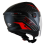 Casco Kyt D-City Lucent Negro Rojo |1021210403|