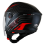 Casco Kyt D-City Lucent Negro Rojo |1021210403|