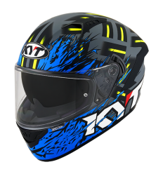 Casco Kyt Nf-R Flaming Gris Azul Mate |1020560203|