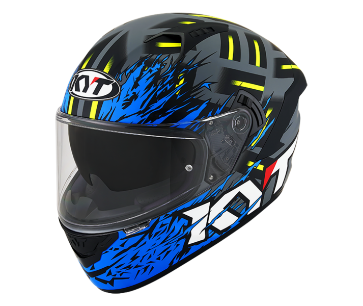 Casco Kyt Nf-R Flaming Gris Azul Mate |1020560203|