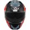 Casco Kyt Nf-R Mindset Antracita Rojo Mate |1020630403|