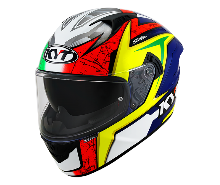 Casco Kyt Nf-R Replica Dalla Porta Original Rojo Azul Amarillo |1020620003|