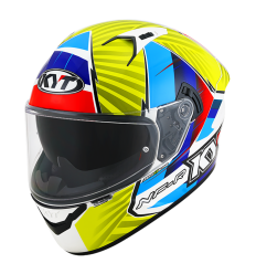 Casco Kyt Nf-R Replica Xavi Fores 2021 Azul Rojo Amarillo |1020614603|