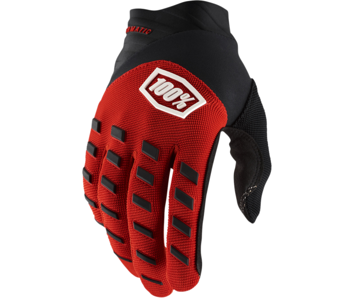 Guantes 100% Airmatic Infantil Rojo Negro |33321707|