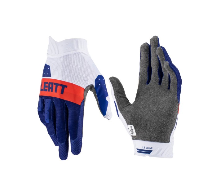 Guantes Leatt Brace Moto 1.5 GripR Royal |LB6023041100|