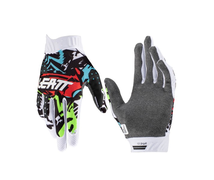 Guantes Leatt Brace Moto 1.5 GripR Zebra |LB6023041200|