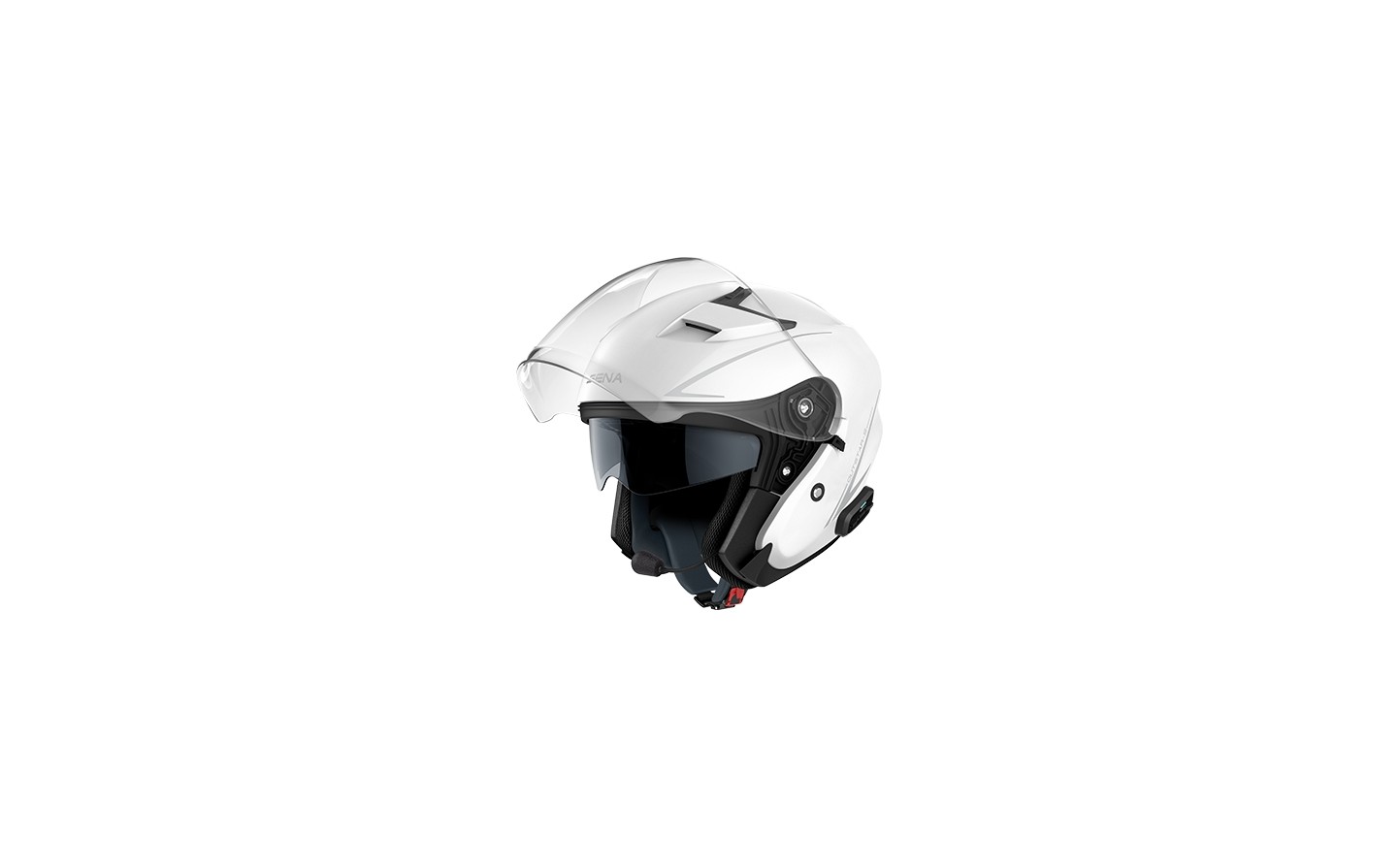 Casco Jet Bluetooth Sena Outstar S Color Blanco Talla L