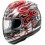 Casco Arai Rx-7V Evo Haga Plata Rojo Negro |8007050001|