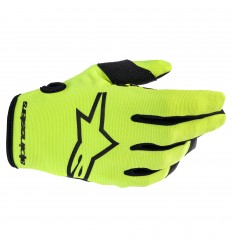 Guantes Alpinestars Infantil Radar Amarillo Fluor Negro |3541823-551|