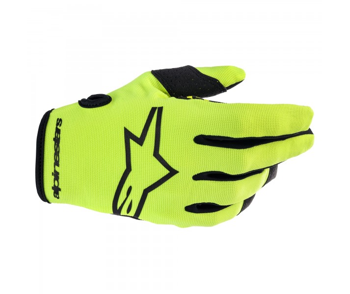 Guantes Alpinestars Infantil Radar Amarillo Fluor Negro |3541823-551|