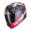 Casco Scorpion Exo-520 Evo Air Rok Bagoros Negro Rojo |172-191-24|