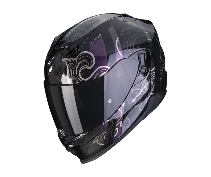 Casco Scorpion Exo-520 Evo Air Fasta Negro Camaleonte |172-361-38|