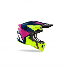 Casco Airoh Strycker Blazer Azul/Rosa Mate |STBL54|