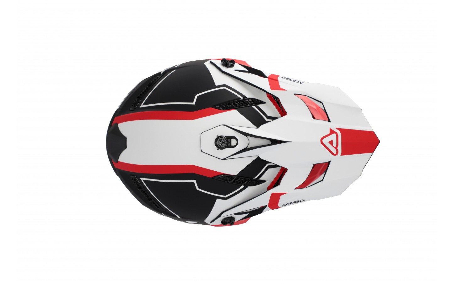 Casco Acerbis X-Track 22-06 Negro Rojo, 0025032.323