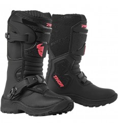 Botas Infantil Mini Thor Mx Blitz XP S9 Negro Rosa |34110542|