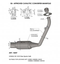 Catalytic Converter LEO VINCE /18120555/