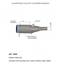 Catalytic Converter LEO VINCE /18120563/