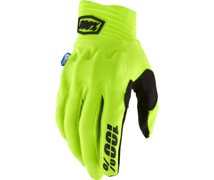 Guantes 100% Cognito Amarillo Fluor |33307544|