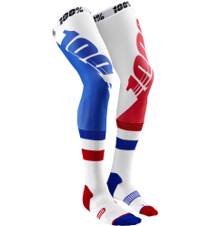 Calcetines 100% Rev Corpo Blanco Rojo Azul |34310754|