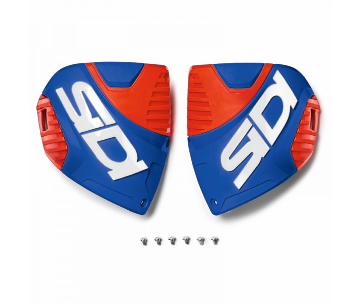 Recambio Sidi Frontal Caña Crossfire 3 Azul Rojo Fluor / Blanco |RCF3FRON2|