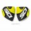 Recambio Sidi Frontal Caña Crossfire 3 Negro Amarillo Fluor Blanco |RCF3FRON5|