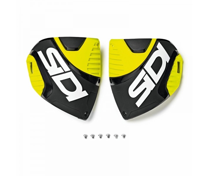 Recambio Sidi Frontal Caña Crossfire 3 Negro Amarillo Fluor Blanco |RCF3FRON5|