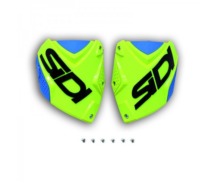 Recambio Sidi Frontal Caña Crossfire 2 Amarillo Fluor Azul |RCF2FRON4|