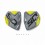 Recambio Sidi Frontal Caña Crossfire 2 Gris Amarillo |RCF2FRON11|