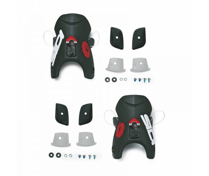 Recambio Sidi Protector Posterior Vr Negro Rojo |RVTPARPOL9|