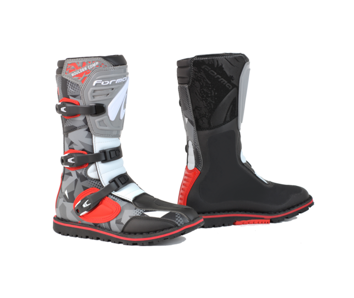 Botas Forma Boulder Comp Camo Rojo Blanco Gris |FORC640-80109815|