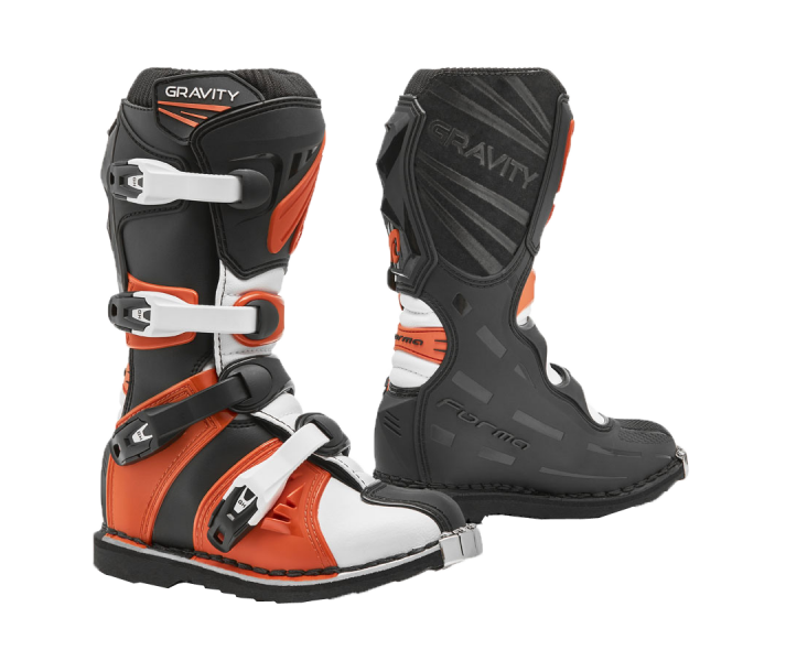 Botas Forma Infantil Gravity Negro Naranja |FORC550-9916|