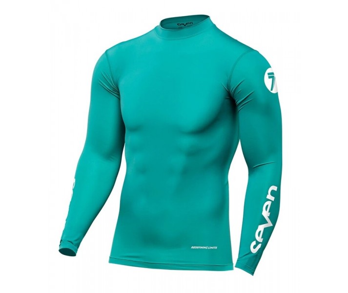 Camiseta Seven Zero Compressions Turquesa |800767601|