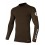 Camiseta Seven Zero Compressions Marrón |800767602|