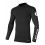 Camiseta Seven Zero Staple Compresión Laser Cut Negro |800768200|