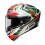 Casco Shoei X-Spr Pro Escalate Tc4 Verde Blanco Rojo |CSXSP12042|