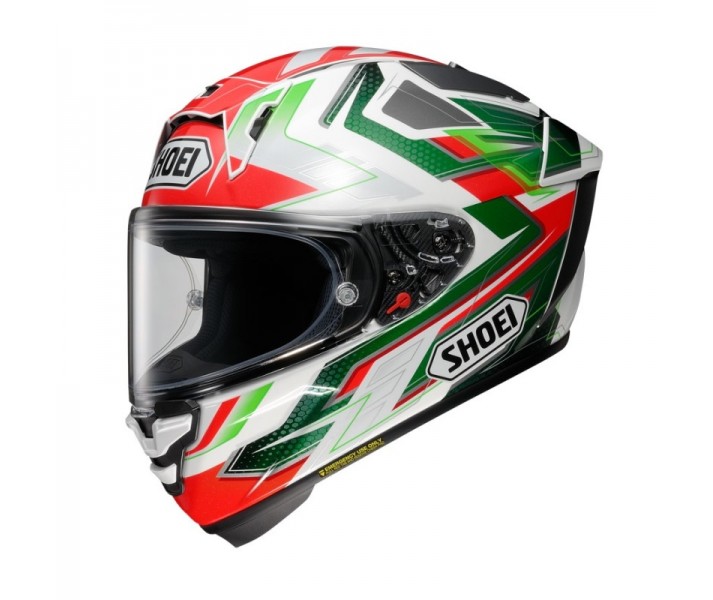 Casco Shoei X-Spr Pro Escalate Tc4 Verde Blanco Rojo |CSXSP12042|