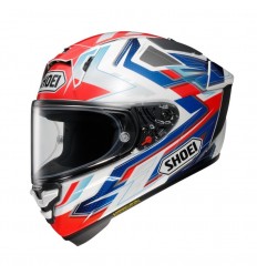 Casco Shoei X-Spr Pro Escalate Tc10 Rojo Azul Blanco |CSXSP12102|