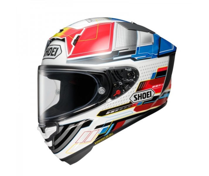 Casco Shoei X-Spr Pro Proxy Tc10 Blanco Rojo Azul |CSXSP144102|